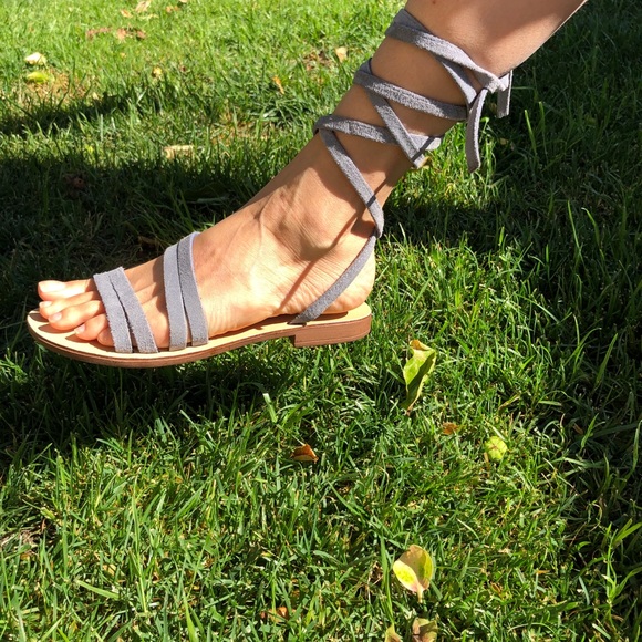SOLD Tie Up Sandal - Picture 1 of 3